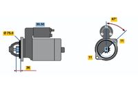 BOSCH 0986020441 - Motor de arranque