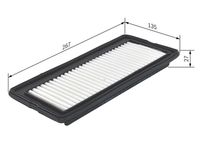 BOSCH 1987429167 - Filtro de aire