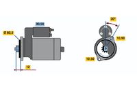 BOSCH 0986014231 - Motor de arranque
