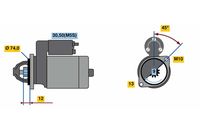 BOSCH 0986023890 - Motor de arranque