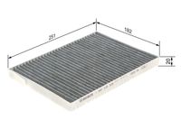 BOSCH 1987435529 - Filtro, aire habitáculo