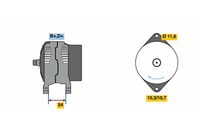 BOSCH 0986080630 - Alternador
