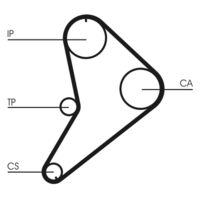 CONTINENTAL CTAM CT663 - Correa dentada