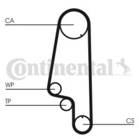 CONTINENTAL CTAM CT846WP4 - Bomba de agua + kit correa distribución