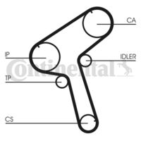 CONTINENTAL CTAM CT917 - Correa dentada