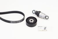 CONTINENTAL CTAM 6PK1555WP1 - Bomba de agua + kit de correa poli V