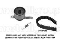 JAPANPARTS KDD418B - Juego de correas dentadas