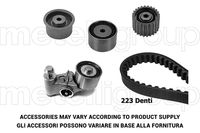 JAPANPARTS KDD707C - Juego de correas dentadas