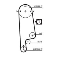 CONTINENTAL CTAM CT1070K1 - Juego de correas dentadas