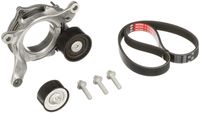 GATES K015PK1256EST - Juego de correas trapeciales poli V - Micro-V® E-START™