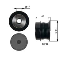 GATES OAP7035 - Rueda libre alternador