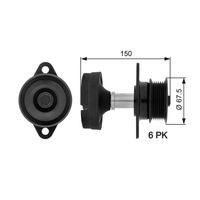 GATES OAP7045 - Rueda libre alternador