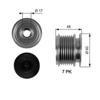 GATES OAP7056 - Rueda libre alternador - DriveAlign™