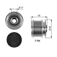 GATES OAP7058 - Rueda libre alternador