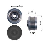 GATES OAP7116 - Rueda libre alternador
