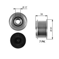 GATES OAP7095 - Rueda libre alternador - DriveAlign™