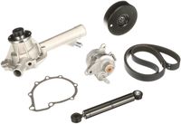GATES KP16PK2153 - Bomba de agua + kit de correa poli V - Micro-V®