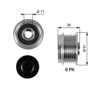 GATES OAP7042 - Rueda libre alternador