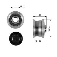 GATES OAP7052 - Rueda libre alternador