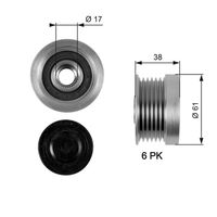 GATES OAP7036 - Rueda libre alternador - DriveAlign™
