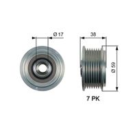 GATES OAP7169 - Rueda libre alternador - DriveAlign™