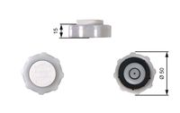 GATES RC226 - Tapón, depósito de refrigerante