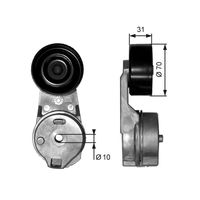 GATES T39065 - Tensor de correa, correa poli V - DriveAlign™