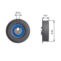 BLUE PRINT ADC47620 - Polea tensora, correa dentada