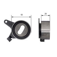 GATES T41031 - Polea tensora, correa dentada
