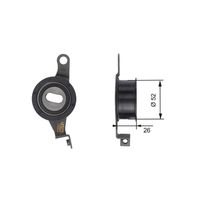 GATES T41143 - Polea tensora, correa dentada - PowerGrip™