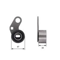 DAYCO ATB2404 - Polea tensora, correa dentada