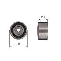 DAYCO ATB2124 - Polea inversión/guía, correa distribución