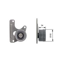 GATES T42068 - Polea inversión/guía, correa distribución - PowerGrip™