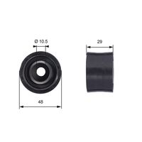 GATES T42033 - Polea inversión/guía, correa distribución - PowerGrip™