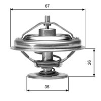 GATES TH01880G1 - Termostato, refrigerante