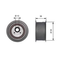 DAYCO ATB2400 - Polea tensora, correa dentada