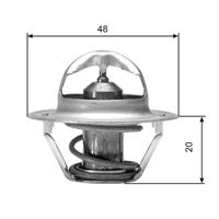 GATES TH00382G1 - Termostato, refrigerante