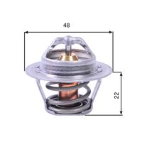 GATES TH00391G1 - Termostato, refrigerante
