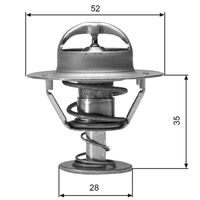 GATES TH04382G1 - Termostato, refrigerante