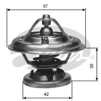 GATES TH12685G1 - Termostato, refrigerante