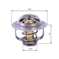 GATES TH42589G1 - Termostato, refrigerante