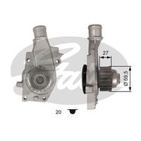 DOLZ F127 - Bomba de agua, refrigeración del motor
