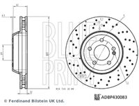 BLUE PRINT ADBP430083 - Disco de freno