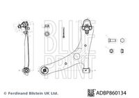BLUE PRINT ADBP860134 - Barra oscilante, suspensión de ruedas