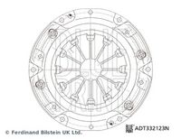 BLUE PRINT ADT332123N - Plato de presión del embrague