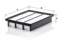 MANN-FILTER C 30 024 - Filtro de aire