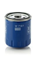 MANN-FILTER W7161 - Filtro de aceite