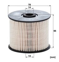 MANN-FILTER PU 830 x - Filtro combustible