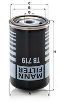 MANN-FILTER TB 719 - Cartucho del secador de aire, sistema de aire comprimido
