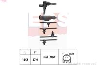 BOSCH 0986594591 - Sensor, revoluciones de la rueda